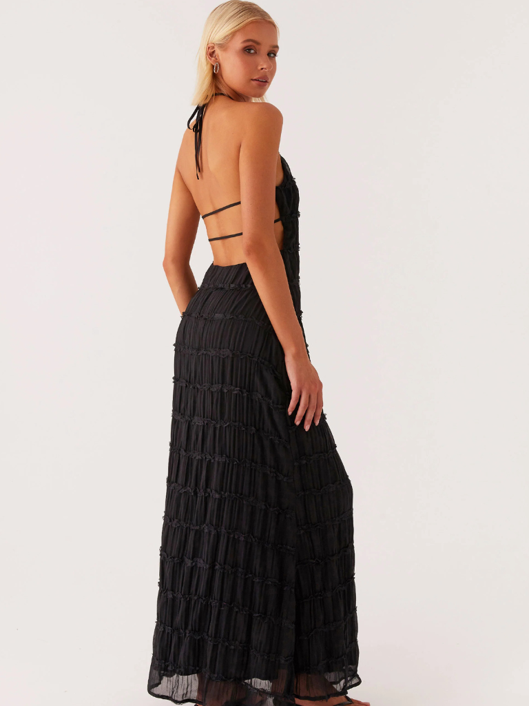ADELINE - HALTERNECK LONG DRESS