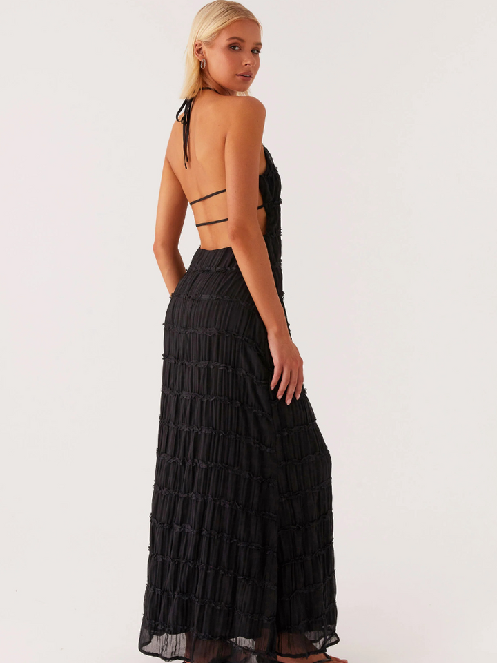 ADELINE - HALTERNECK LONG DRESS