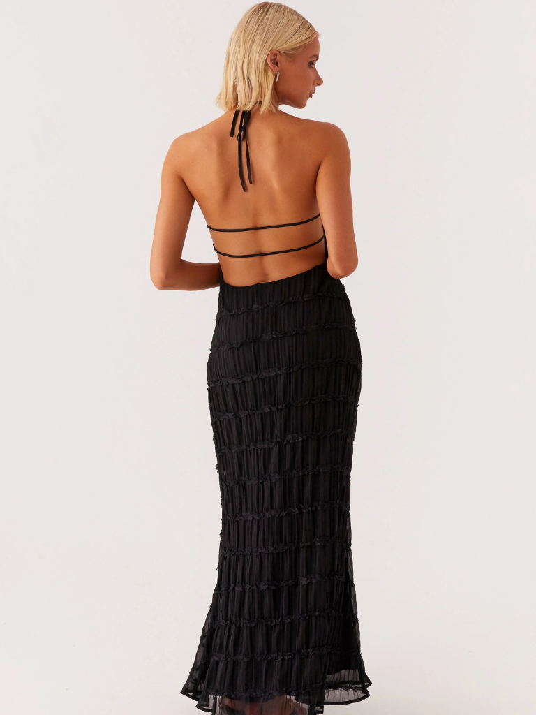 ADELINE - HALTERNECK LONG DRESS