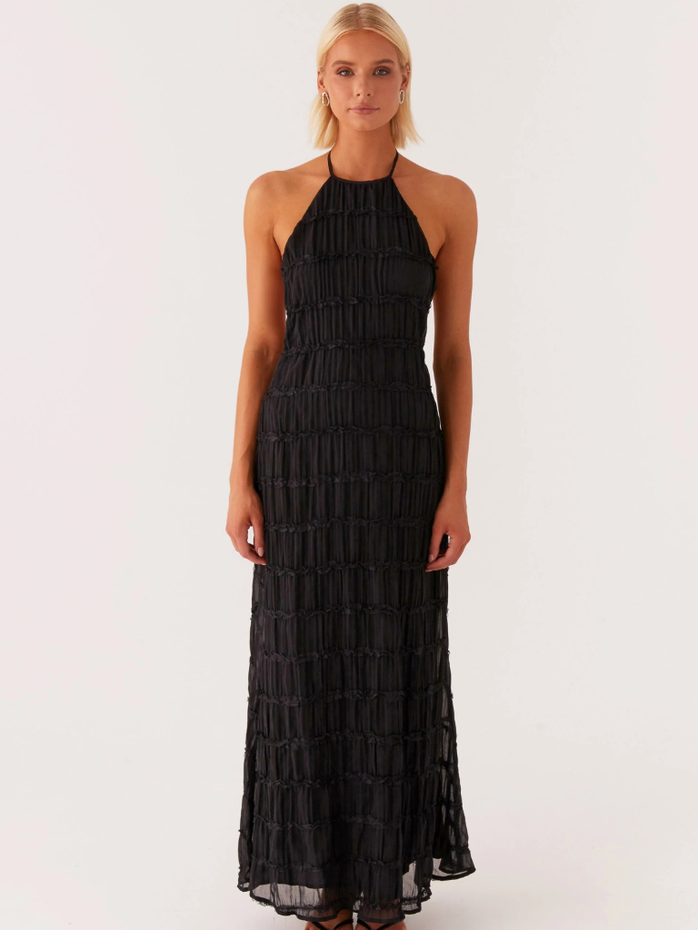 ADELINE - HALTERNECK LONG DRESS