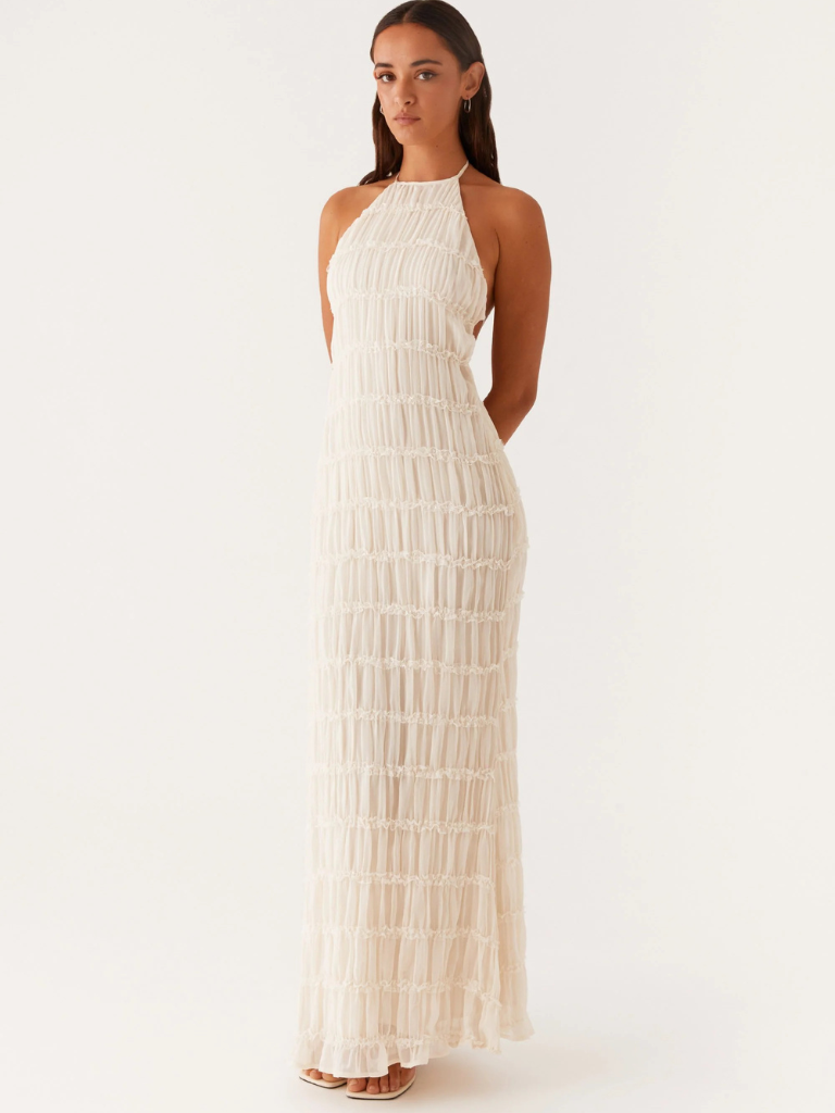 ADELINE - HALTERNECK LONG DRESS