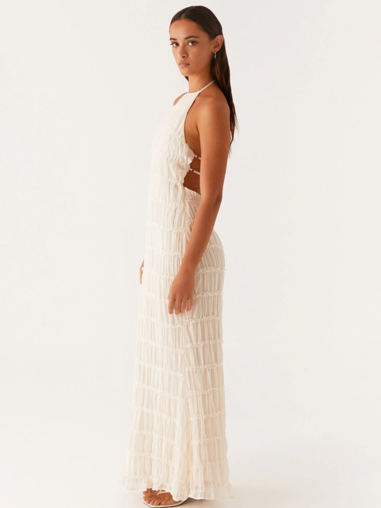 ADELINE - HALTERNECK LONG DRESS