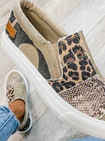 Alana – Leopard Slip-on Sneakers